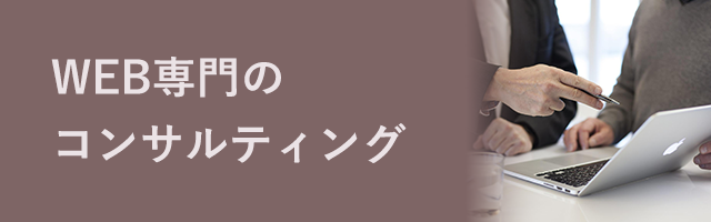 WEB専門のコンサルティング